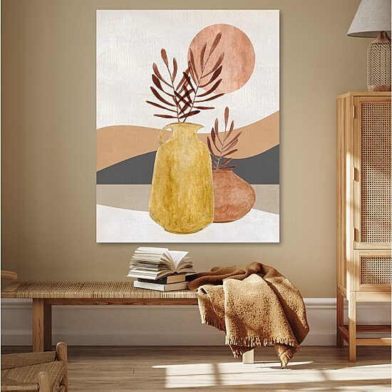 Courtside Market Adobe Moon I 30x40 Canvas Art