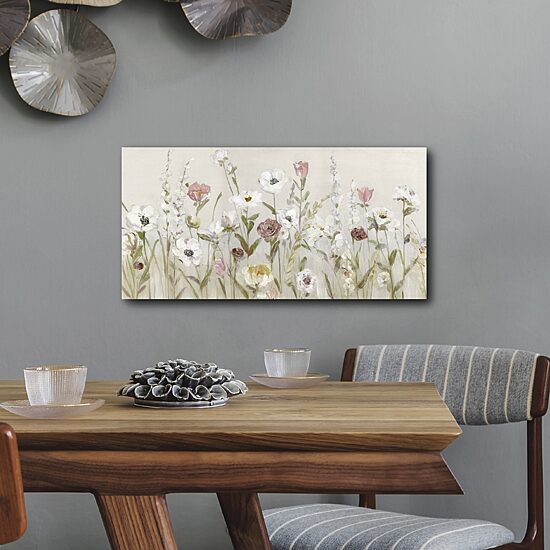 Courtside Market Bloomin Around 12x24 Canvas Art