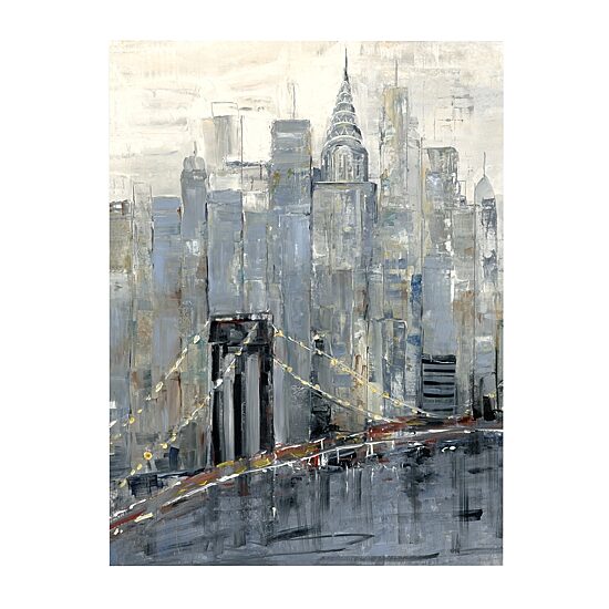 Courtside Market Midtown Morning 30x40 Canvas Art