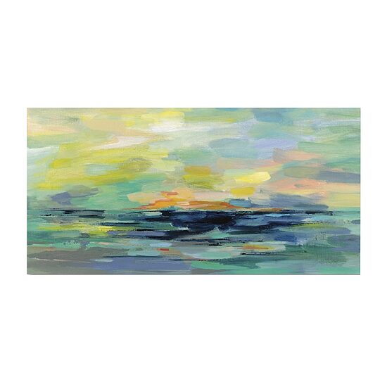 Courtside Market Pacific Beach 12x24 Canvas Art