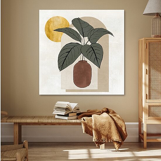 Courtside Market Santa Fe Evening 30x30 Canvas Art