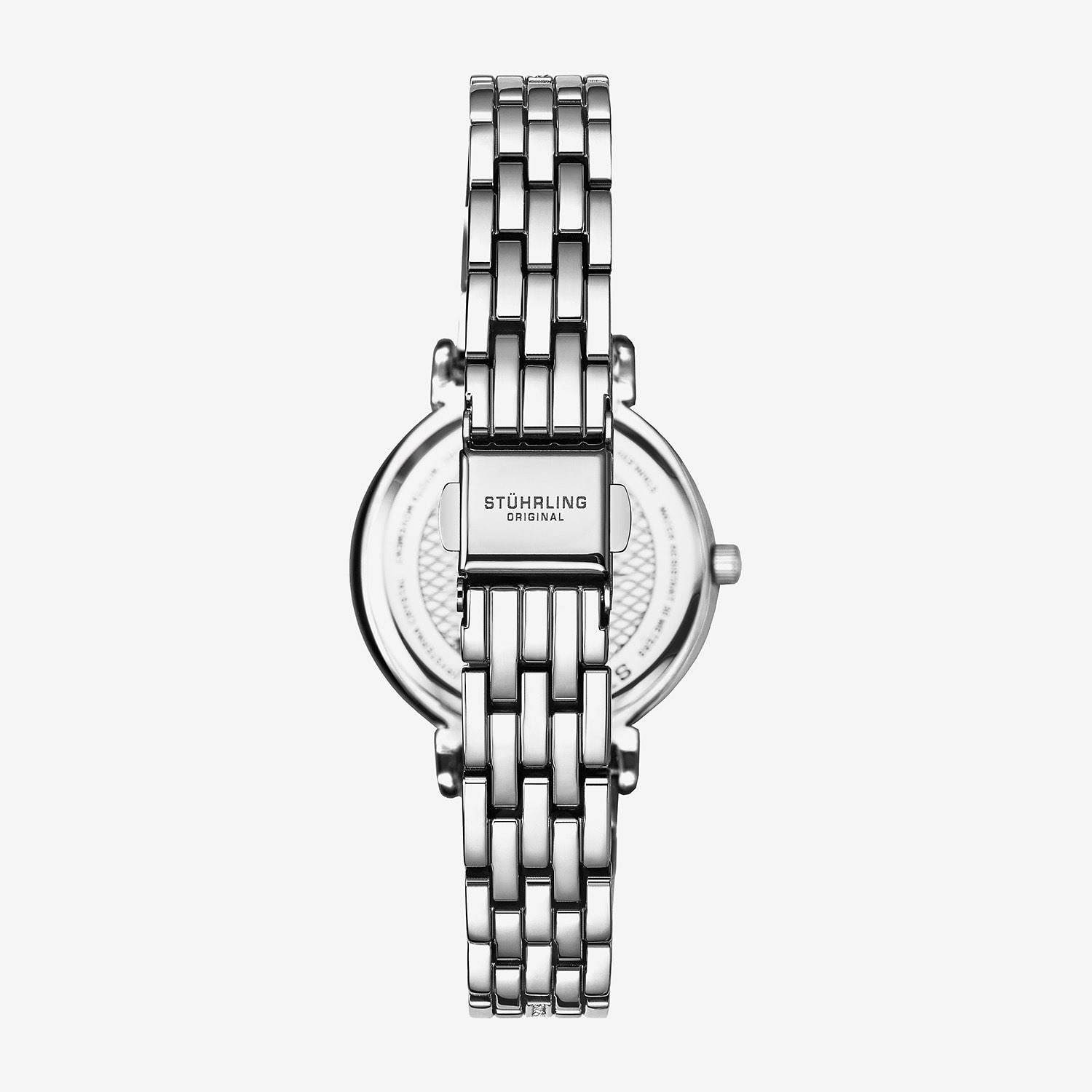 Stuhrling Womens Silver Tone Stainless Steel Bracelet Watch 3987 1