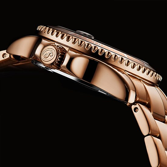 Stuhrling Womens Rose Goldtone Stainless Steel Bracelet Watch 3950l 5