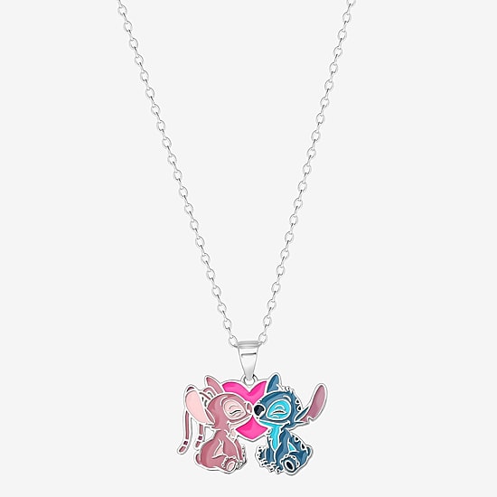 Girls Sterling Silver 15 Inch Pendant Necklace
