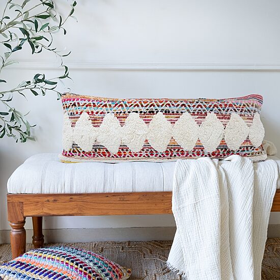 LR Home Carl Diamond Lumbar Pillow