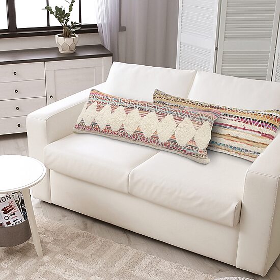 LR Home Carl Diamond Lumbar Pillow