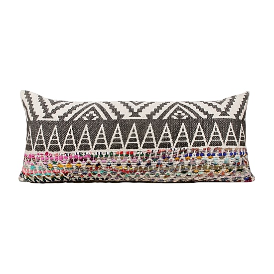 LR Home Carl Diamond Lumbar Pillow