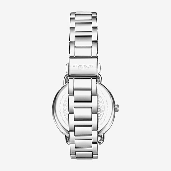 Stuhrling Womens Silver Tone Stainless Steel Bracelet Watch 3907 1