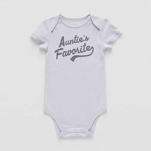 Okie Dokie Baby Unisex Round Neck Short Sleeve Rib Bodysuit In Blue
