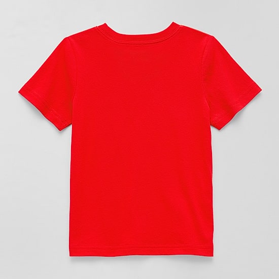 Okie Dokie Toddler & Little Boys Crew Neck Short Sleeve Regular Fit Graphic T-Shirt
