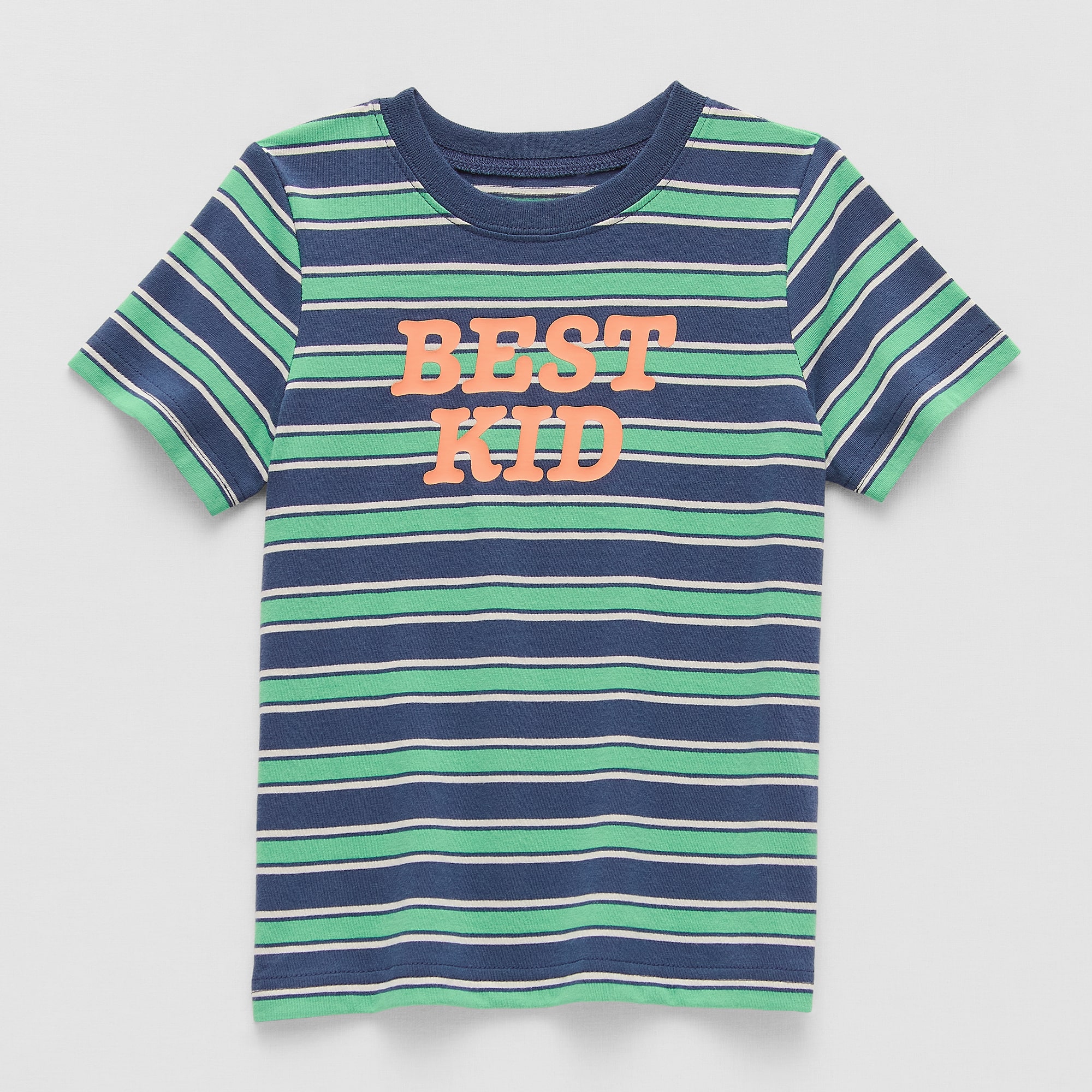 Okie Dokie Toddler & Little Boys Crew Neck Short Sleeve Regular Fit Graphic T-Shirt