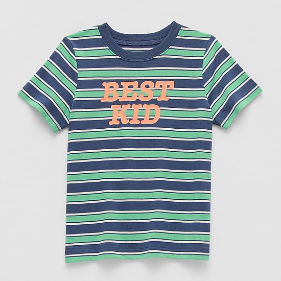 Okie Dokie Toddler & Little Boys Crew Neck Short Sleeve Regular Fit Graphic T-Shirt