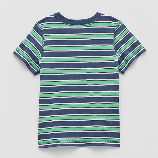 Okie Dokie Boys Easy-on + Easy-off Sensory Friendly Crew Neck Short Sleeve Adaptive Regular Fit Graphic T-Shirt