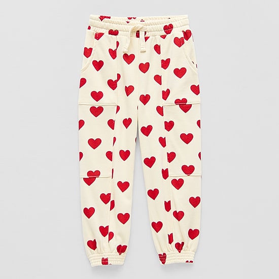 Grayson Little Toddler Girls Cuffed Regular Fit French Terry Pull-On Pant