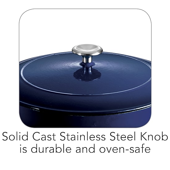 Tramontina® Gourmet 4-qt. Enameled Cast Iron Covered Braiser