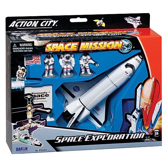 Daron Toys Nasa Die-Cast Space Shuttle With Accessories Airplane