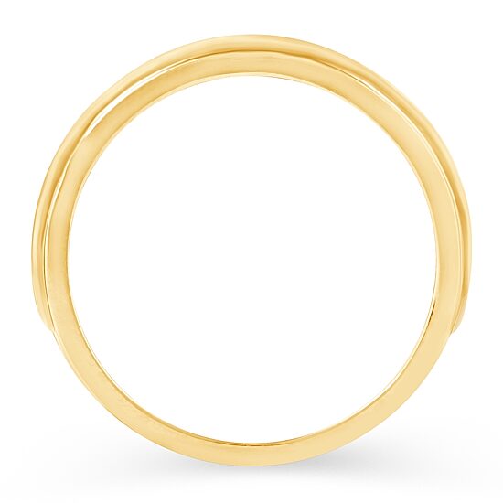 Womens Natural White Diamond 10K Gold Band