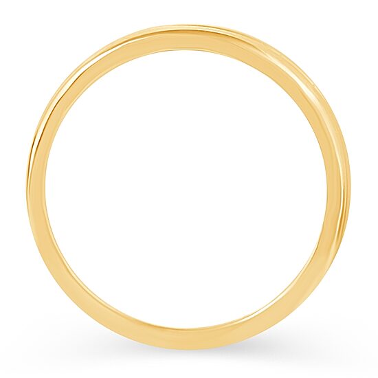 Womens Natural White Diamond 10K Gold Wedding Band