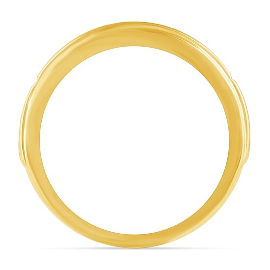 Womens Natural White Diamond 10K Gold Wedding Band