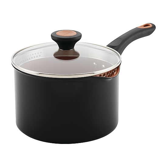 Farberware Glide Copper Ceramic 3-qt Saucepan with Lid