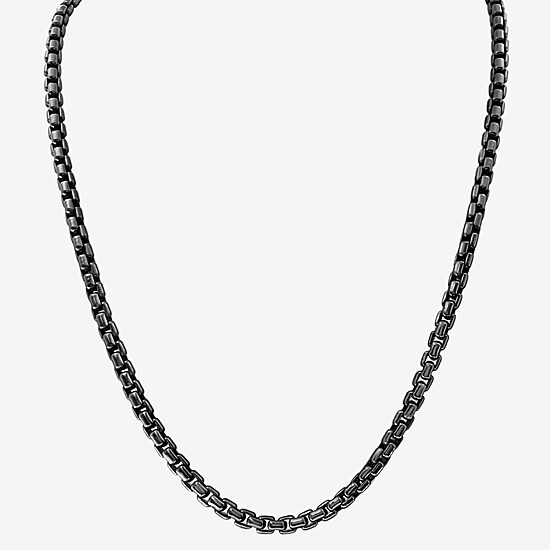 Effy Final Call Mens Sterling Silver 22 Inch Link Chain Necklace