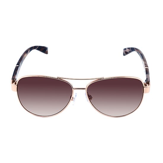 Liz Claiborne Womens UV Protection Aviator Sunglasses