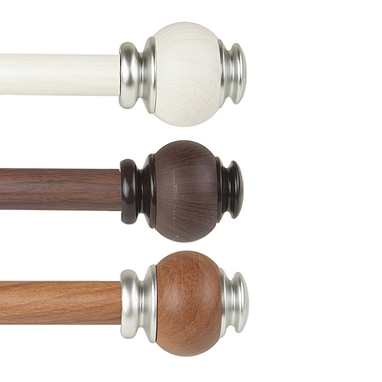 Rod Desyne Marble 1 IN Adjustable Curtain Rod