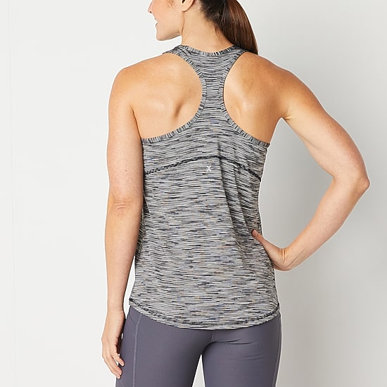 Xersion Womens Performance Scoop Neck Sleeveless Tank Top