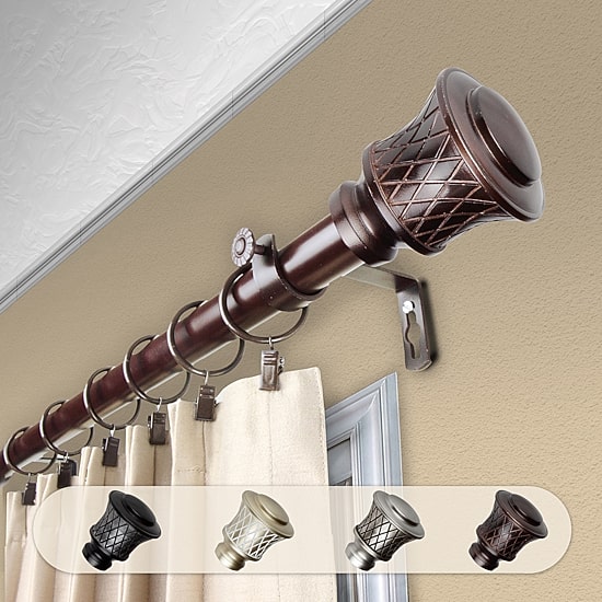 Rod Desyne Olympia 1 IN Adjustable Curtain Rod