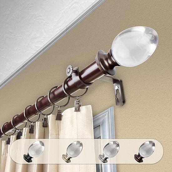 Rod Desyne Eileen 1 IN Adjustable Curtain Rod