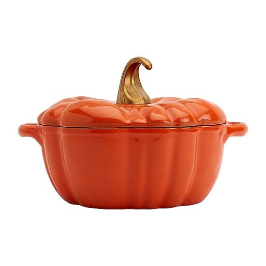 Smith & Clark Cast Iron Pumpkin Harvest 4-qt. Dutch Oven