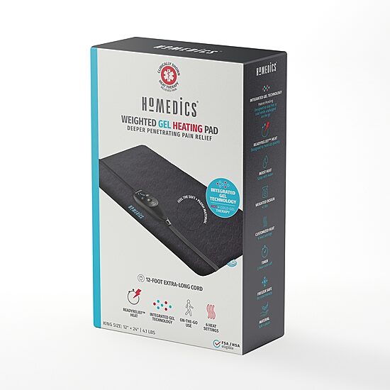 HoMedics Weighted Integrated Gel Heating Pad