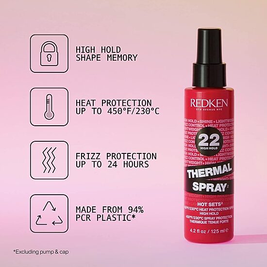 Redken Styling High Hold Thermal Spray Styling Product 4.2 oz.