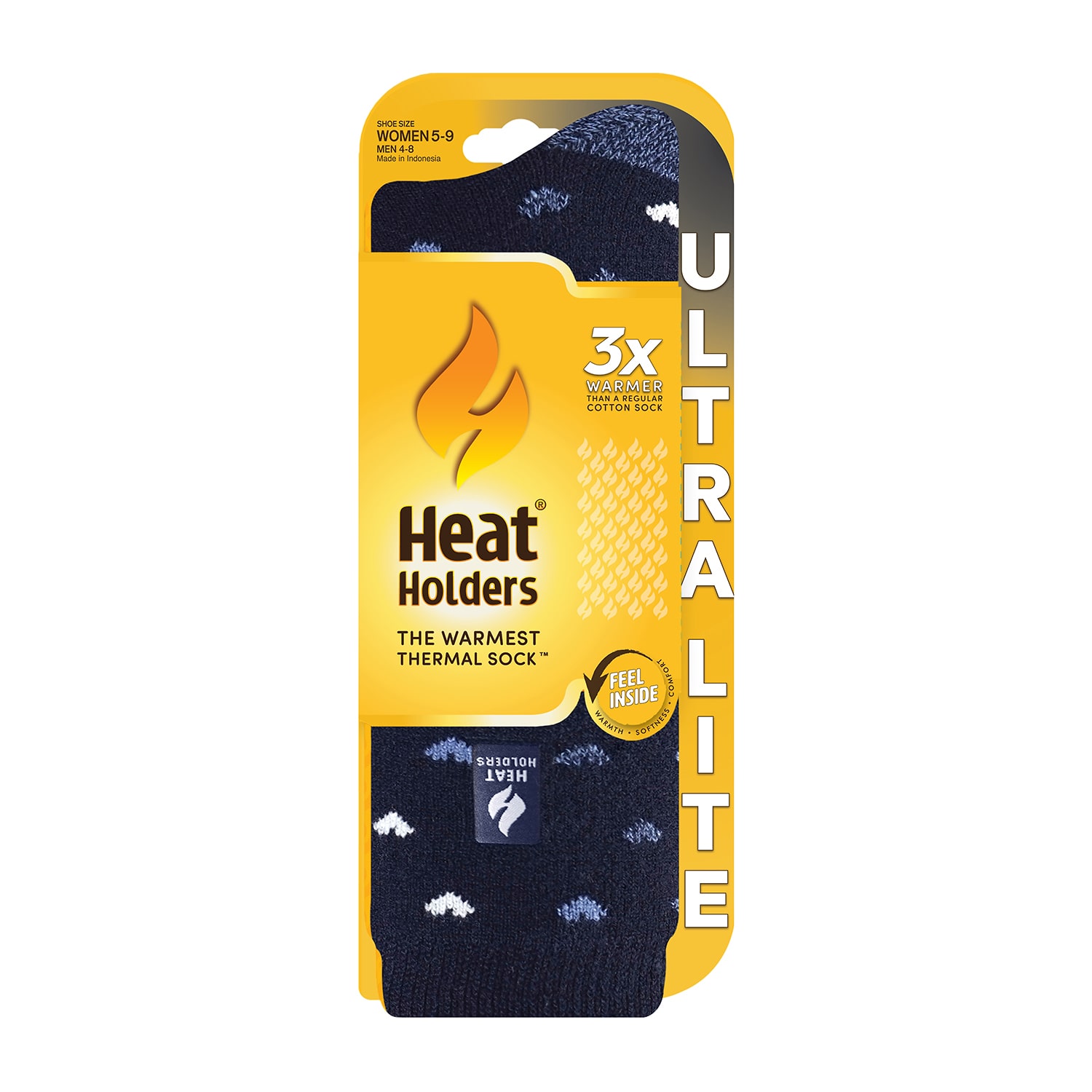 Heat Holders  Ultra Lite Orchid Womens 1 Pair Crew Socks