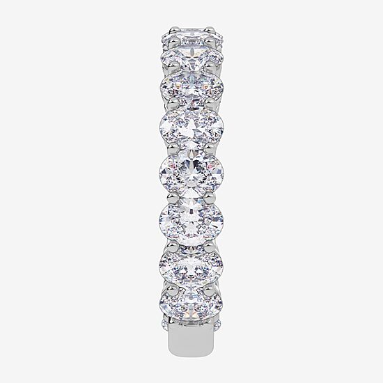 (G / Vs2-Si1) Womens 4MM 2 3/4 CT. T.W. Lab Grown White Diamond 14K Gold Wedding Band