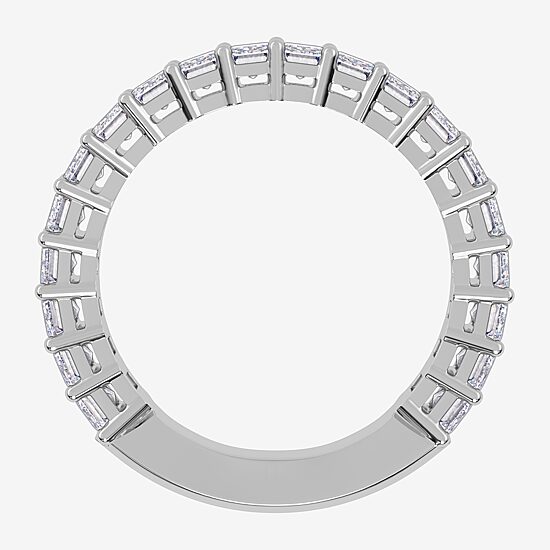 (G / Vs2-Si1) Womens 3.5MM 2 CT. T.W. Lab Grown White Diamond 14K Gold Wedding Band