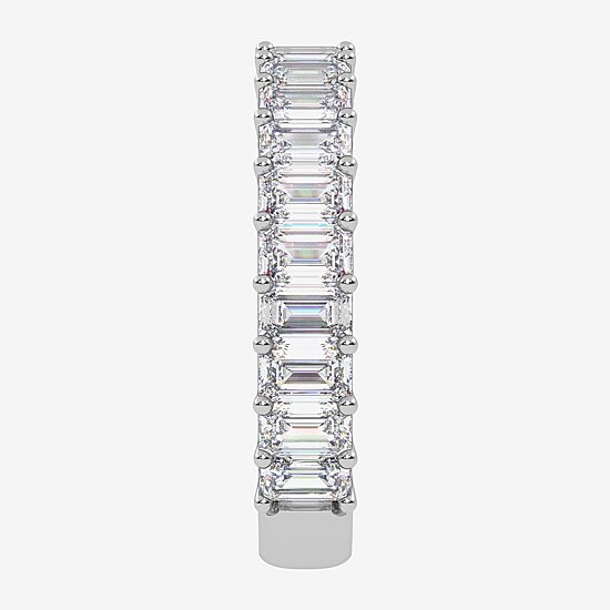 (G / Vs2-Si1) Womens 3.5MM 2 CT. T.W. Lab Grown White Diamond 14K Gold Wedding Band