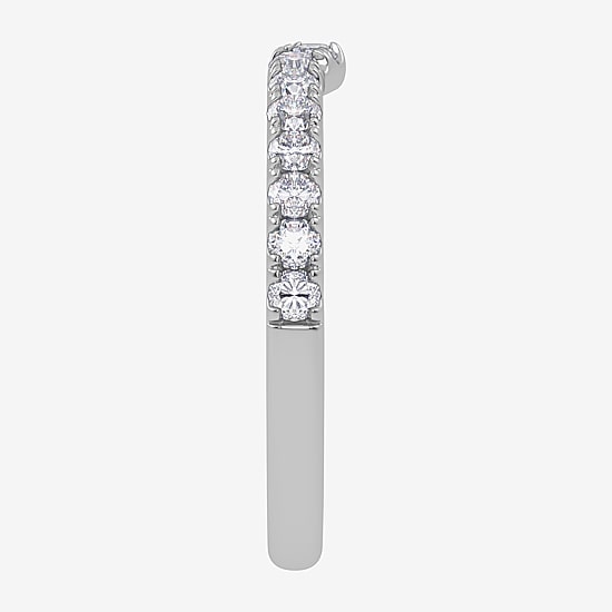 (G-H / Si1-Si2) Womens 3/8 CT. T.W. Lab Grown White Diamond 14K Gold Wedding Band