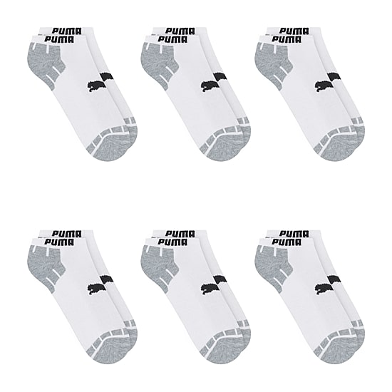 PUMA Ultimate Training Mens Breathable Multi-Pack 6 Pair Low Cut Socks