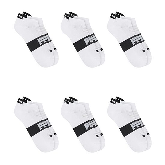 PUMA Ultimate Training Heel Tab Mens Breathable Multi-Pack 6 Pair Low Cut Socks
