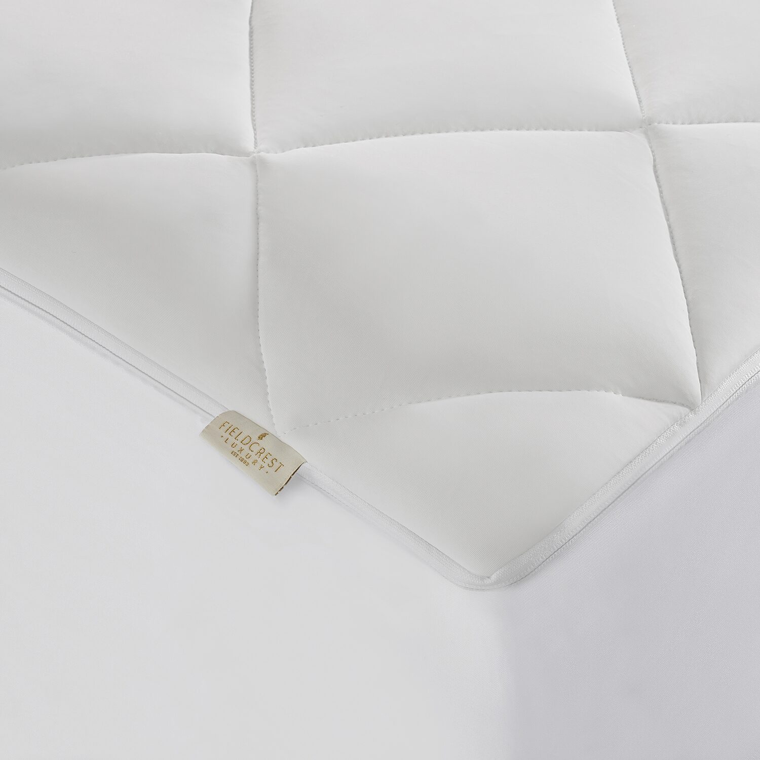 Fieldcrest Cooling Mattress Pad with Zip Off Top