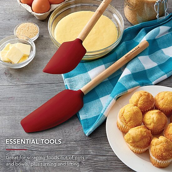 KitchenAid Bamboo 2-pc. Spatula Set