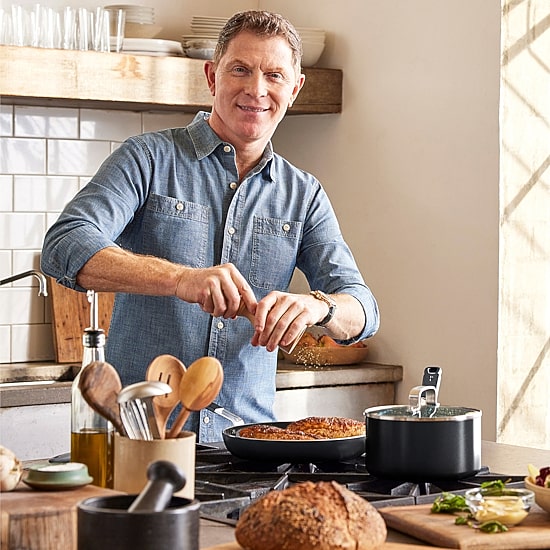 Bobby Flay Ceramic Non-Stick 4.5-qt. Saute Pan
