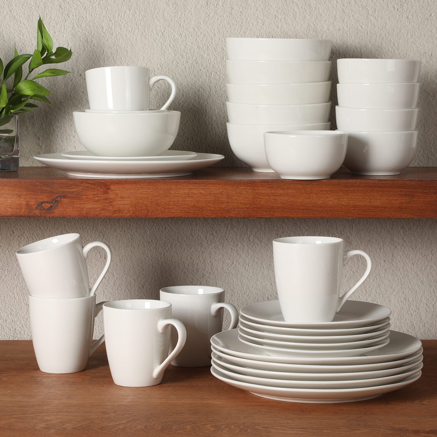 Gibson Ogalla 30-pc. Ceramic Dinnerware Set