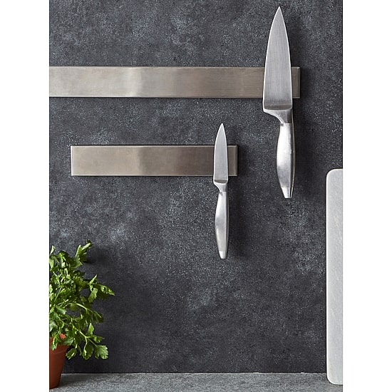 Design Imports Stainless Steel Deluxe Magnetic Knife Bar