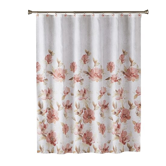 Saturday Knight Misty Floral Shower Curtain