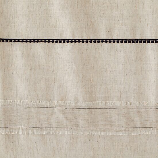 Saturday Knight Neutral Nuances Frayser Shower Curtain