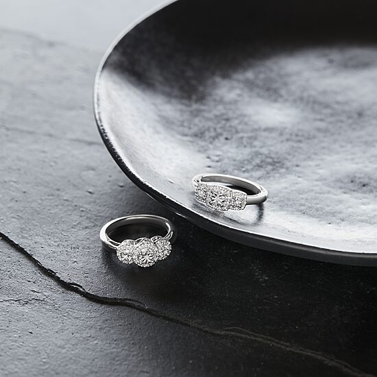 LIMITED TIME SPECIAL! 1/10 CT. T.W.  Diamond Ring in Sterling Silver