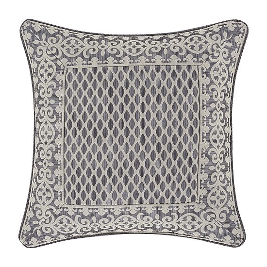 Five Queens Court Houston Square Throw Pillow