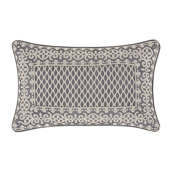 Five Queens Court Houston Rectangular Throw Pillow